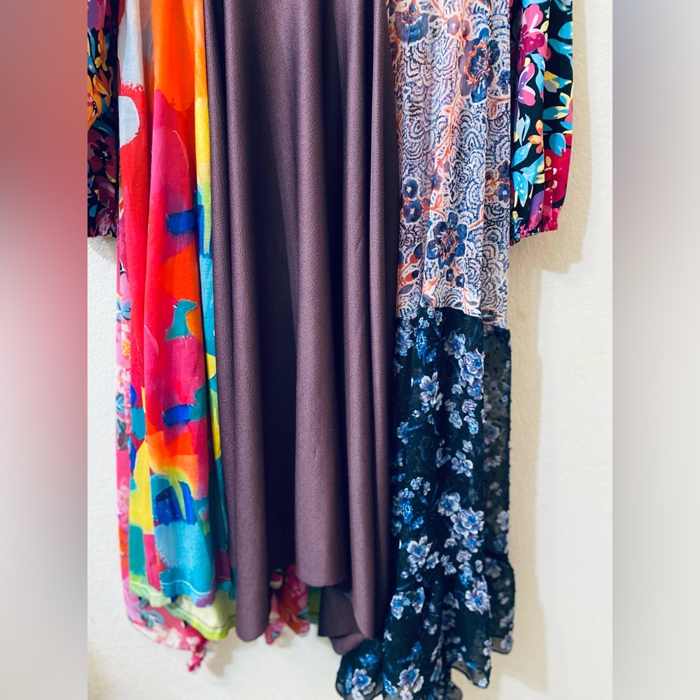 Multicolor Asymmetrical Dress - Picture 7 of 7
